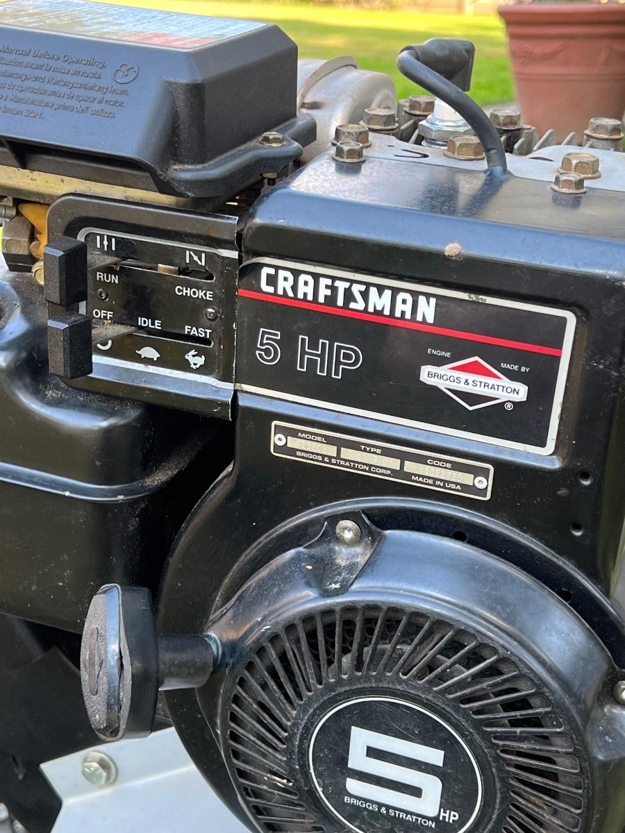 CRAFTSMAN 5HP 24" Front Tine Tiller *Read Details