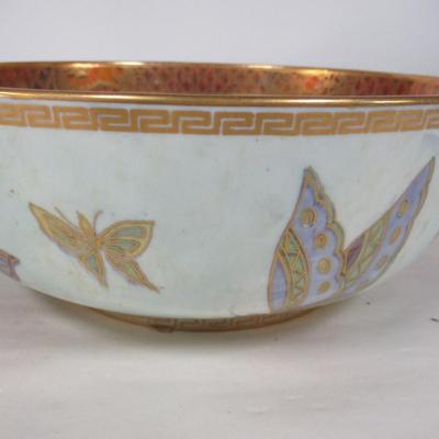 Antique Wedgewood Butterfly Lustre Porcelain Bowl