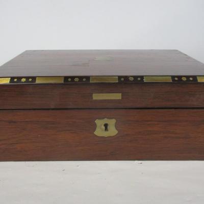 Antique Traveling/Portable Lap Wooden Writing Desk