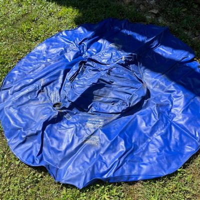 Inflatable Pull Behind Boat Tubes w Covers Lot of 2