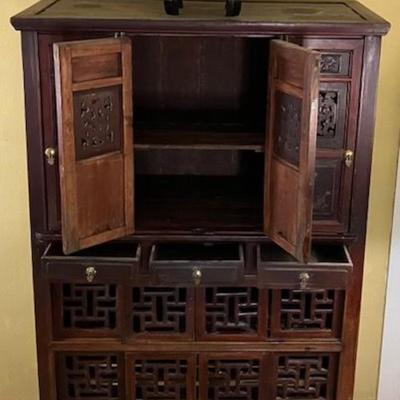 Vintage Asian Cabinet