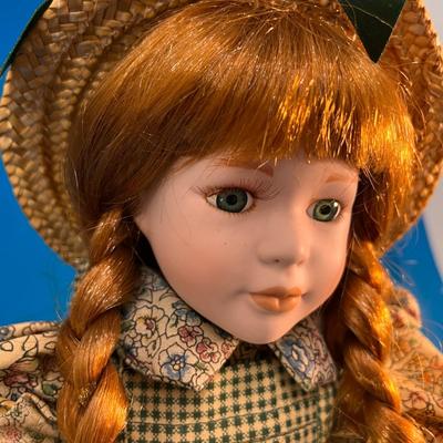 PORCELAIN ANNE OF GREEN GABLES DOLL