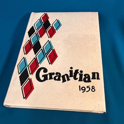1958 GRANITIAN GRANITE HIGH SCHOOL YEAR BOOK