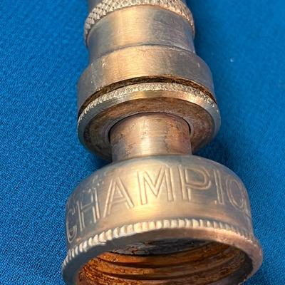 VINTAGE MADE IN ITALY BRASS HOSE NOZZLE â€œCHAMPIONâ€ 