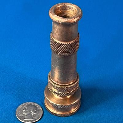 HEFTY VINTAGE CRAFTSMAN BRASS HOSE NOZZLE 