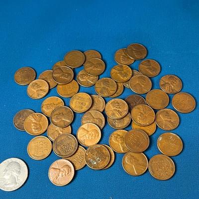 48-COUNT U.S. WHEAT PENNIES 