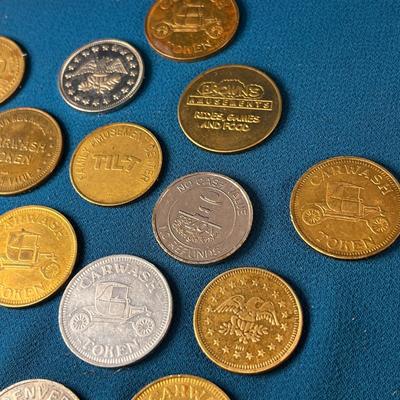 VINTAGE TOKEN COLLECTION VARIOUS BUSINESSES
