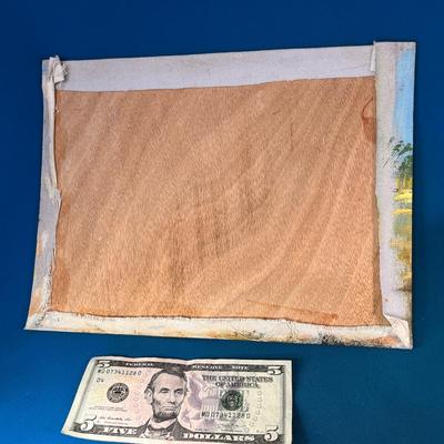 ORIGINAL ARTIST SIGNED OIL PAINTING ASIAN/ISLAND FARM THEME