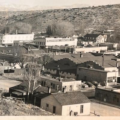 VINTAGE PHOTO POST CARD OF ELY, NEVADA