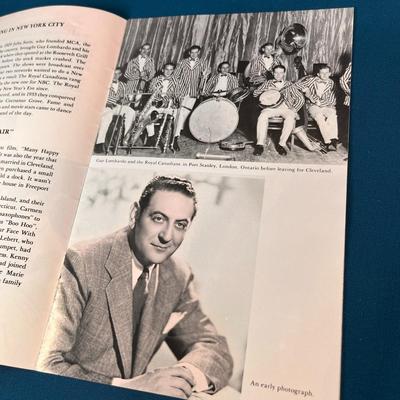 VINTAGE â€œGUY LOMBARDOâ€™S PHOTO SCRAPBOOKâ€ BOOKLET