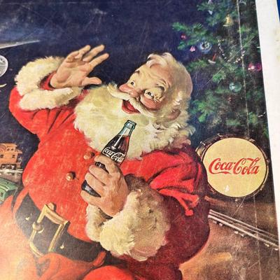1962 COCA-COLA, SANTA MAGAZINE AD 