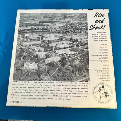 VINTAGE BYU COUGAR CLUB ALBUM OF SCHOOL SONG AND OTHER PEP SONGS