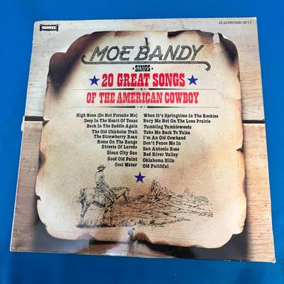 MOE BANDY SINGS 20 GREAT SONGS OF THE AMERICAN COWBOY FULL OF CLASSICS