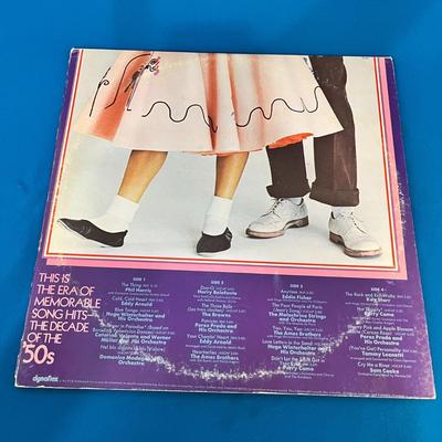 2-RECORD SET â€œTHE DECADE OF THE â€˜50â€™sâ€ RECORD ALBUM VARIOUS ARTISTS