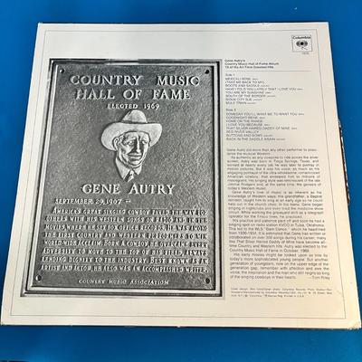 VINTAGE GENE AUTRYâ€™S COUNTRY MUSIC HALL OF FAME RECORD ALBUM