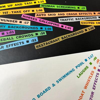 3 DIFFERENT RECORD ALBUMS VARIOUS â€œSOUND EFFECTSâ€  