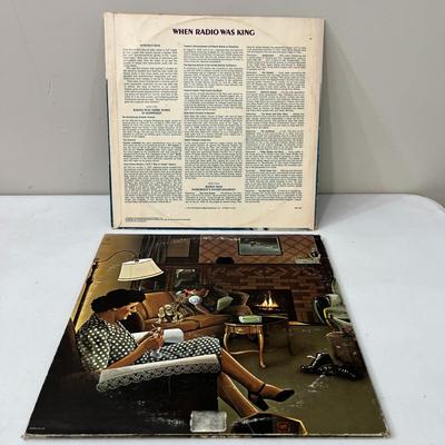  2 RECORD ALBUMS â€œOLD TIME RADIO SHOWS, THEMESâ€ ONE RECORD IS A DOUBLE ALBUM