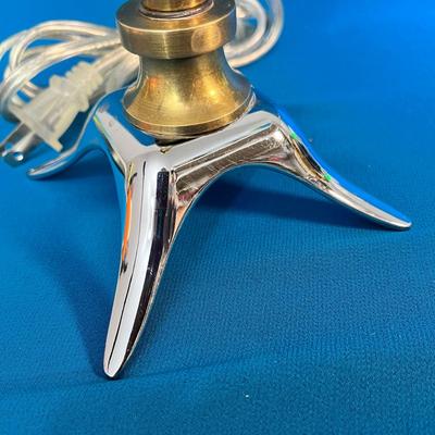 SMALL BRASS AND CHROME TASK LIGHT 