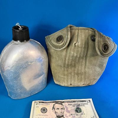 ALUMINUM CANTEEN TAIWAN IN CANVAS COVER