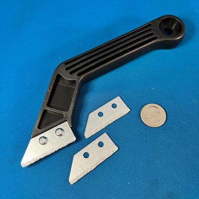 DIAMOND INFUSED GROUT HAND SAW REMOVAL TOOL WITH 2 EXTRA BLADES 