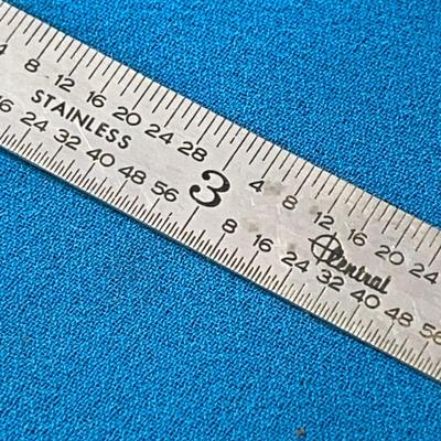 6â€ PRECISION POCKET RULER WITH CLIP BY CENTRAL