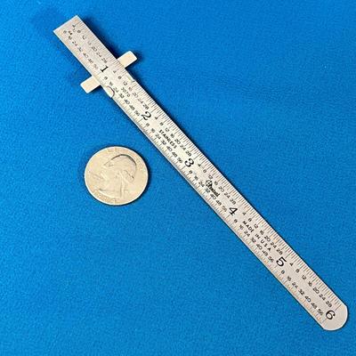6â€ PRECISION POCKET RULER WITH CLIP BY CENTRAL
