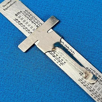 6â€ PRECISION POCKET RULER WITH CLIP BY CENTRAL