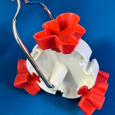 ROLLING CHRISTMAS COOKIE CUTTER TOOL SANTA HANDLE