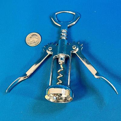 CHROME WINE CORKSCREW TOOL