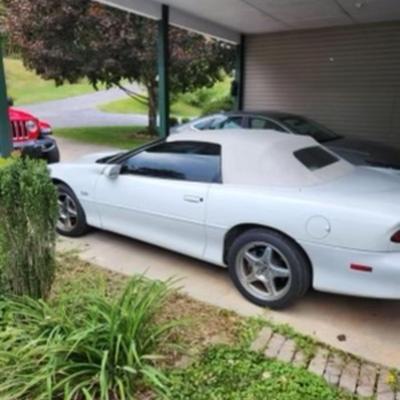 1999 Camaro SS Convertible White on White