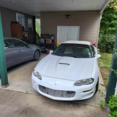 1999 Camaro SS Convertible White on White