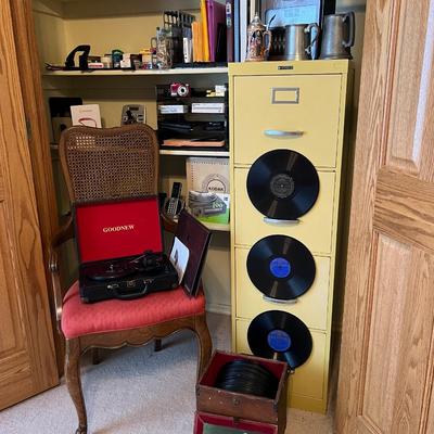 Front Room Clock & Record Player