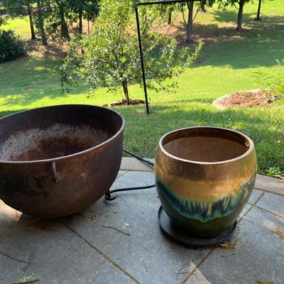 Back Porch Pots Cast Iron & Glazed