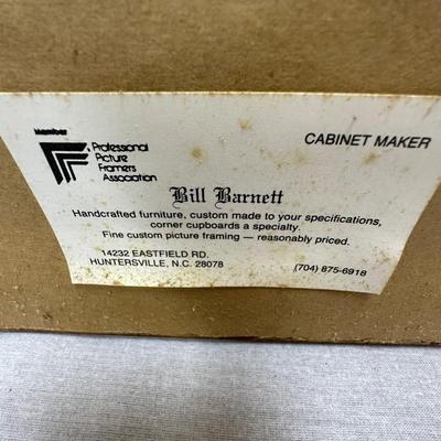 Framed Peacock Print & Mirror (BO-KL)