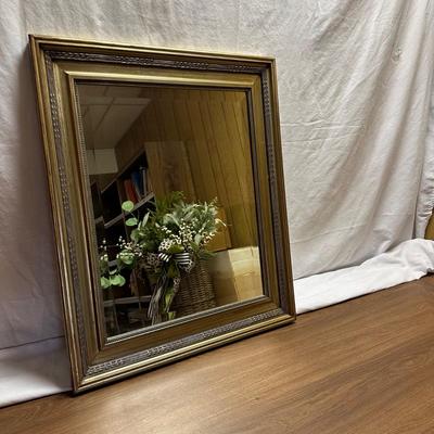 Framed Peacock Print & Mirror (BO-KL)