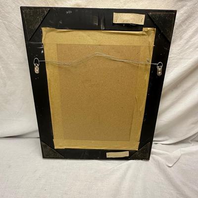 Framed Peacock Print & Mirror (BO-KL)