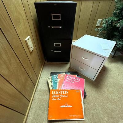 John W. Schaum Piano Music Books & Filing Cabinet (BO-KL)