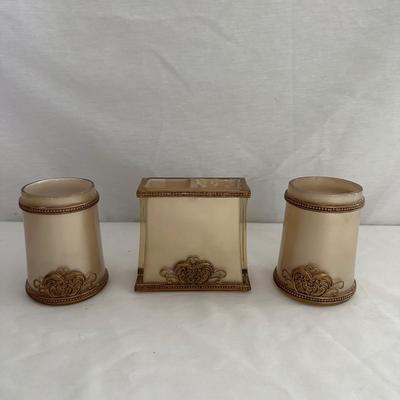 Toilet Paper Stand with Canister & Bathroom Accessories (GB-KL)