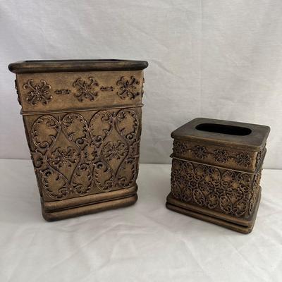 Toilet Paper Stand with Canister & Bathroom Accessories (GB-KL)