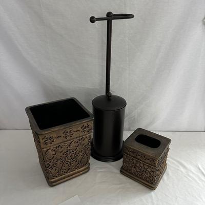 Toilet Paper Stand with Canister & Bathroom Accessories (GB-KL)