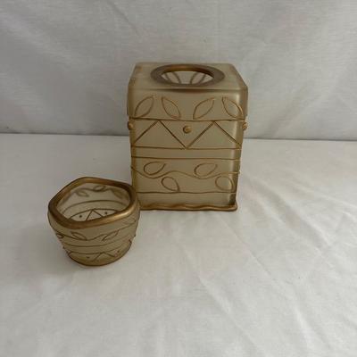 Toilet Paper Stand with Canister & Bathroom Accessories (GB-KL)