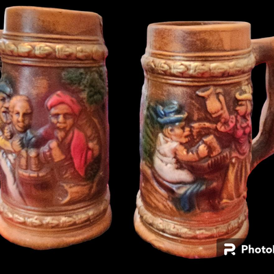 PAIR OF MUGS