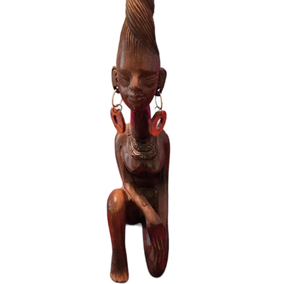 WOODEN STAUTE