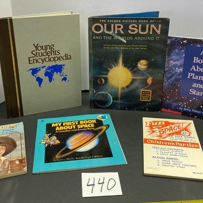 Vintage Kids Planets Books