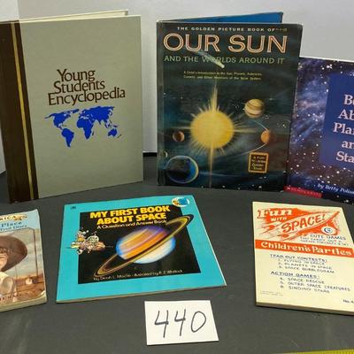 Vintage Kids Planets Books