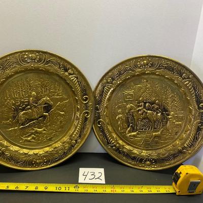 Vintage Brass Wall Hangings