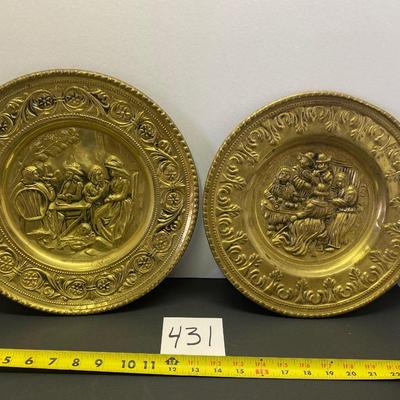 Vintage Brass Wall Hangings