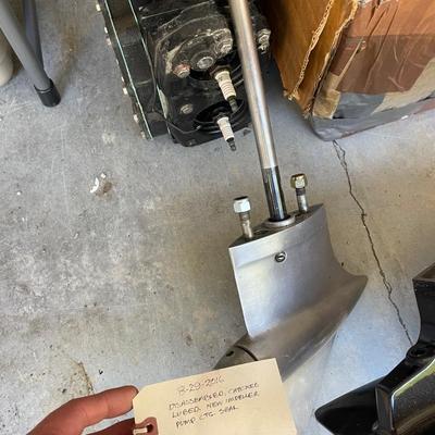 3 Mercury Motors and Lower Half Boat Parts