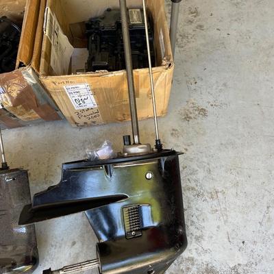 3 Mercury Motors and Lower Half Boat Parts