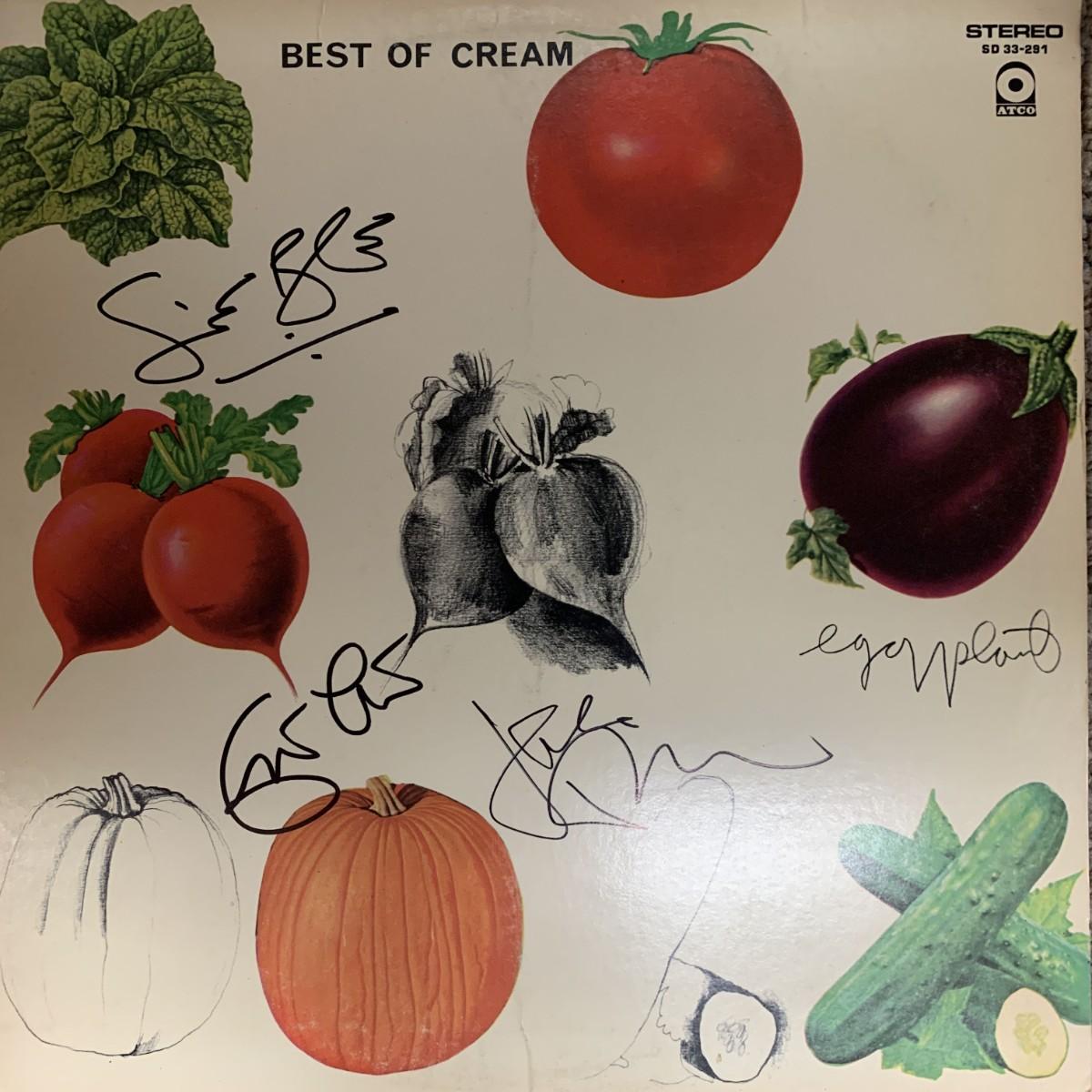Cream Best of Cream signed album